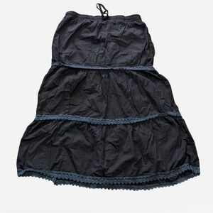 Elegant Black Tiered Skirt